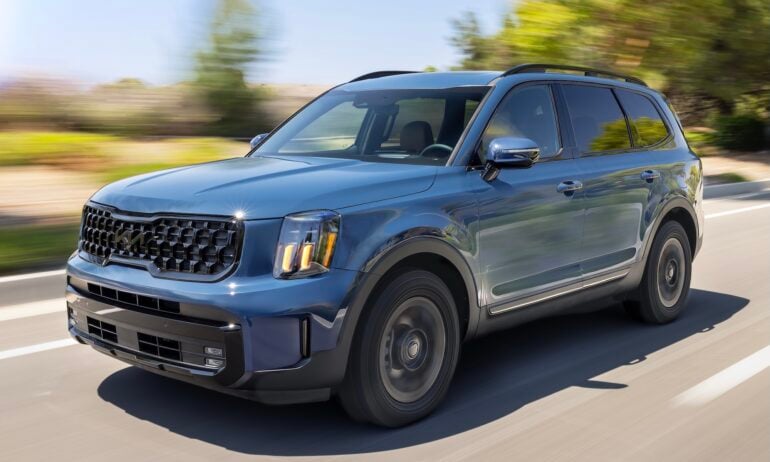 Kia Telluride, midsize SUV The Kia Telluride is an example of a midsize SUV.