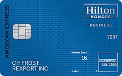 The Hilton Honors American Express Business Card Image