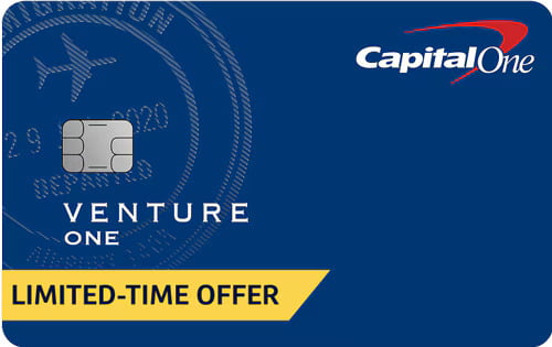 Capital One VentureOne Rewards Credit Card - Miles Boost Image