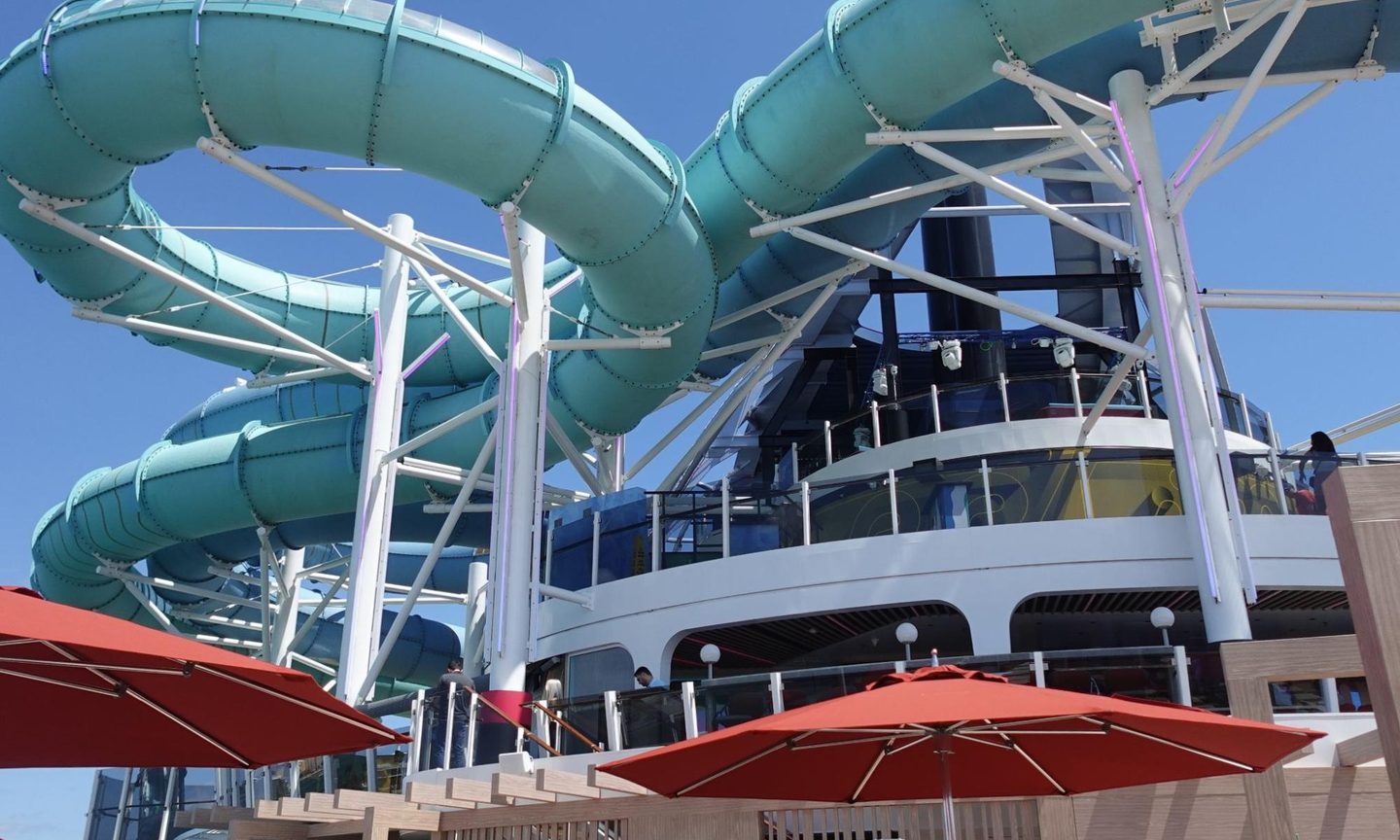 norwegian cruise line NCL Aqua aqua slidecoaster