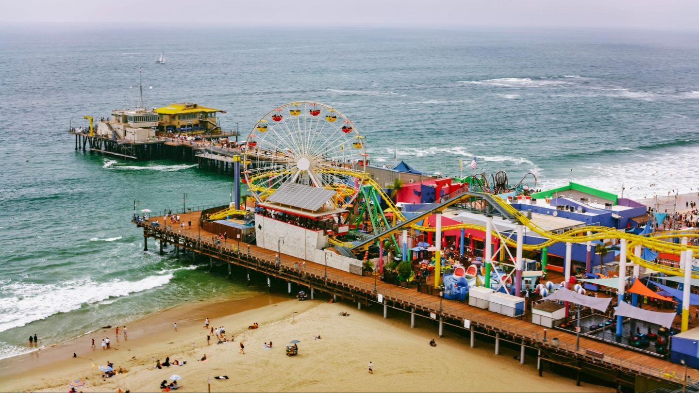 Santa Monica Pier LA Los Angeles California