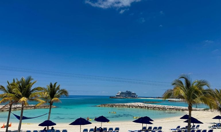 Norwegian Cruise Line's Great Stirrup Cay. (Photo by Sally French)