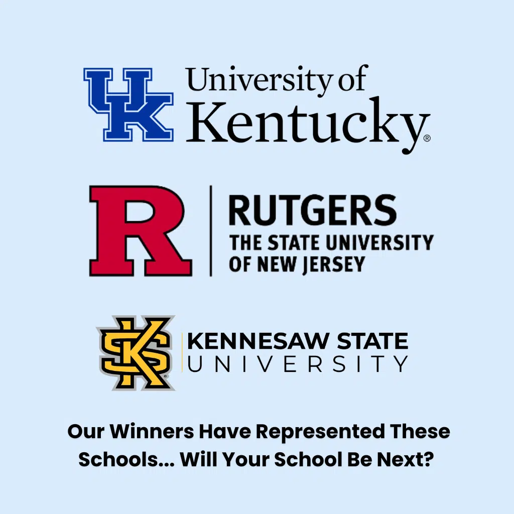 Logos of University of Kentucky, Rutgers, and Kennesaw State University
