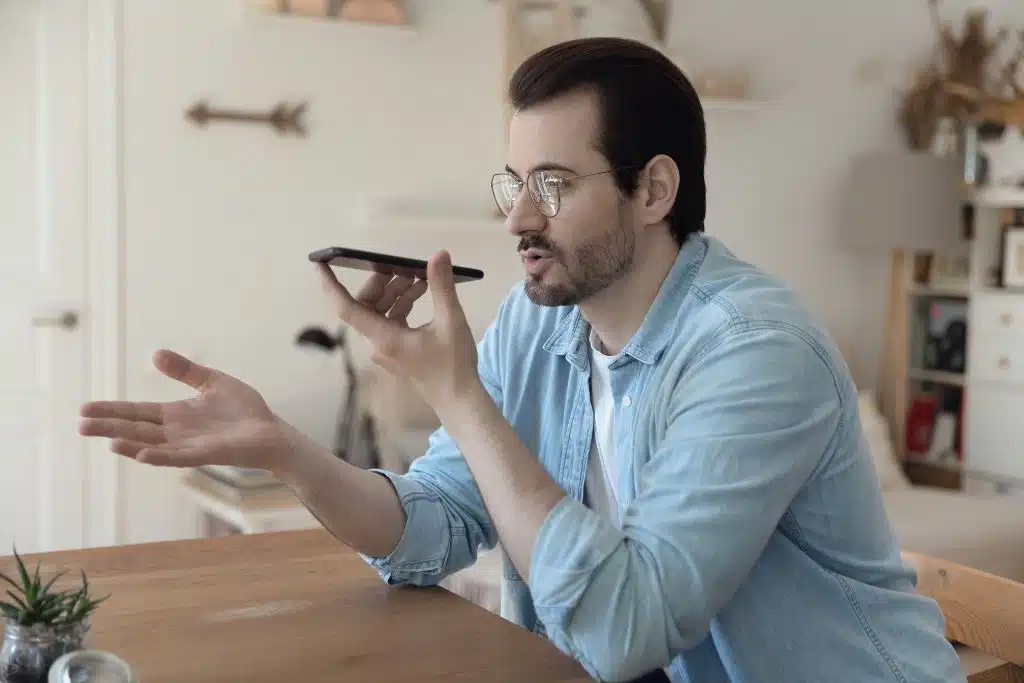 Person negotiating with creditors or collectors about their debt repayment options